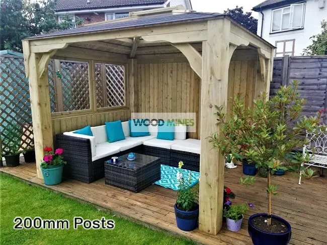 2.6m x 2.8m Celestial Garden Gazebo | WoodMines